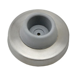 Doraz dverí s gumou ø 57 mm, brúsená nerez AISI 304 Doraz dverí s gumou ø 57 mm, brúsená nerez AISI 304